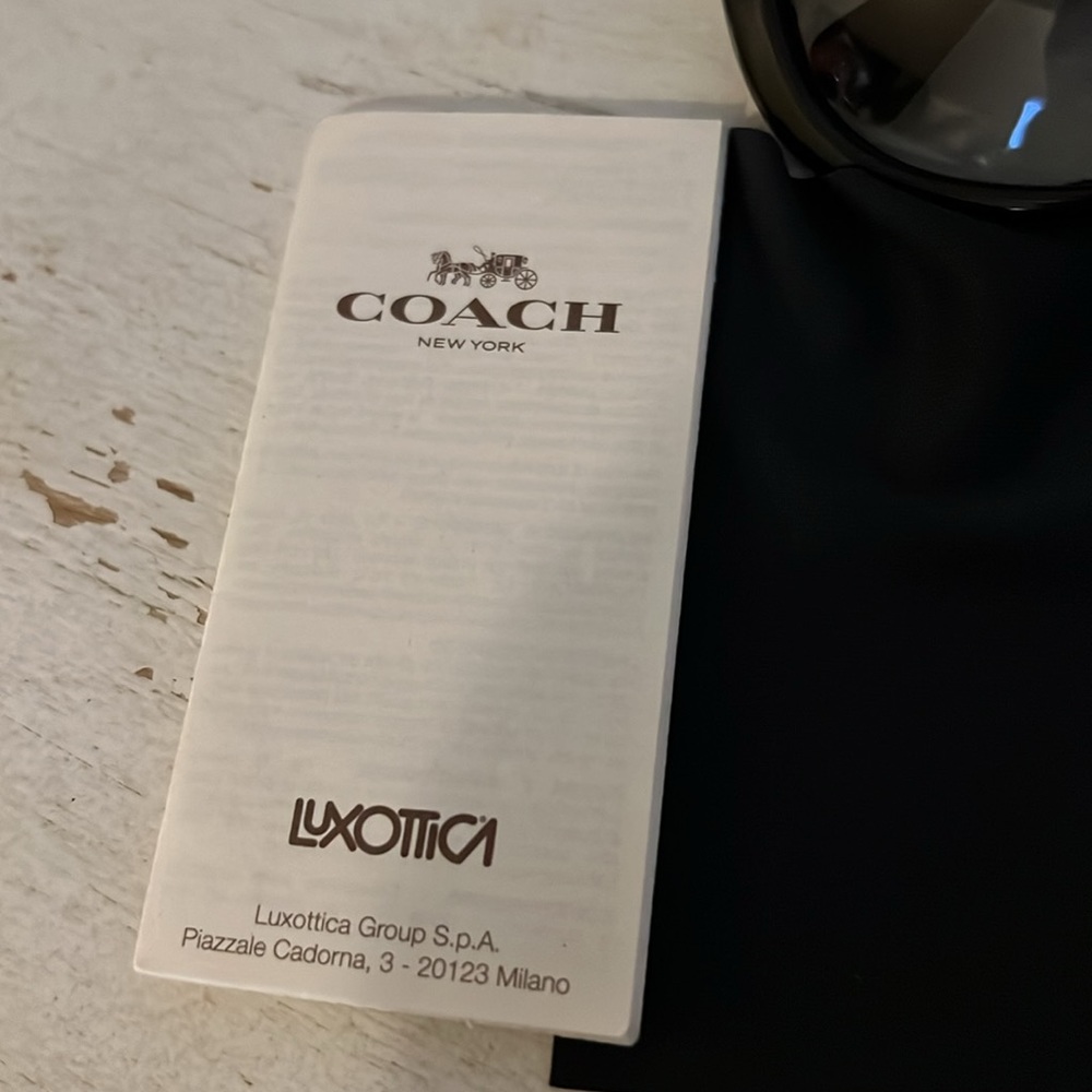 Coach HC8158 grey & black Gradient sunglasses - Picture 3 of 10